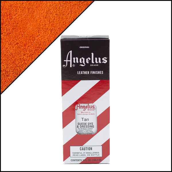 Angelus Suede Dye Tan -mokkanahkaväri, 3 oz