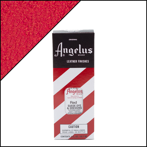 Angelus Suede Dye Red -mokkanahkaväri, 3 oz
