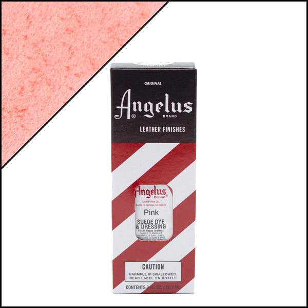 Angelus Suede Dye Pink -mokkanahkaväri, 3 oz