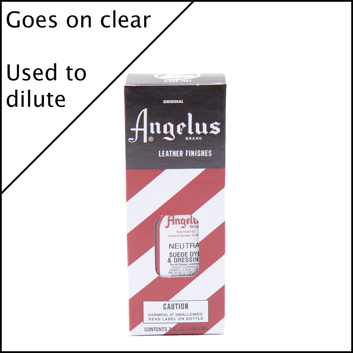 Angelus Suede Dye Neutral -mokkanahkaväri, 3 oz