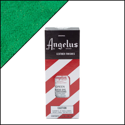 Angelus Suede Dye Green -mokkanahkaväri, 3 oz