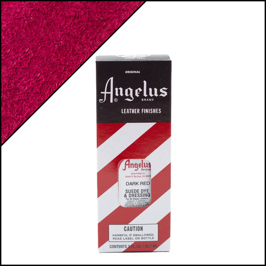 Angelus Suede Dye Dark Red -mokkanahkaväri, 3 oz