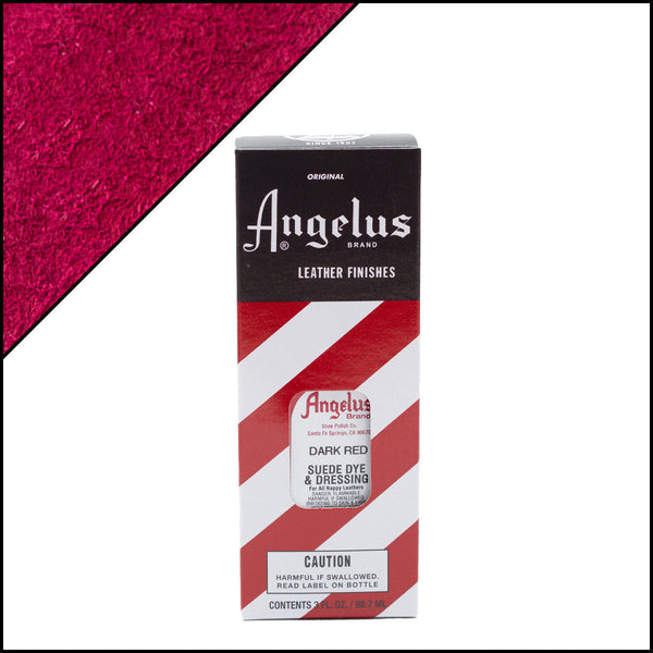 Angelus Suede Dye Dark Red -mokkanahkaväri, 3 oz