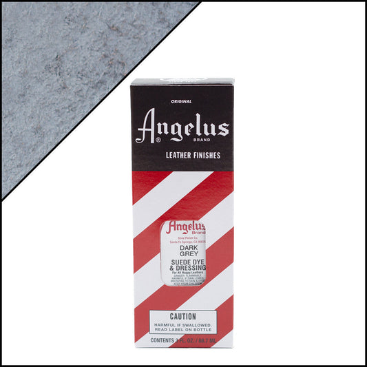 Angelus Suede Dye Dark Grey -mokkanahkaväri, 3 oz