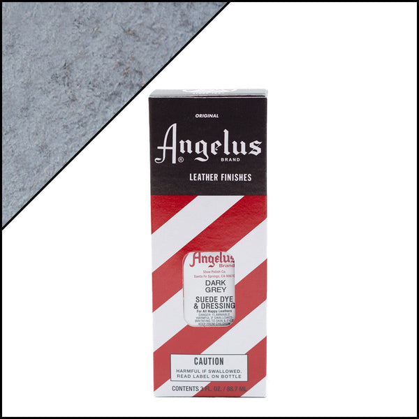 Angelus Suede Dye Dark Grey -mokkanahkaväri, 3 oz