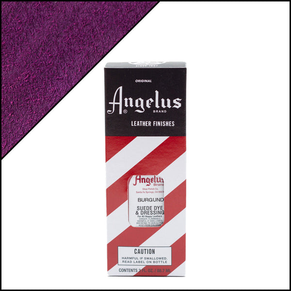 Angelus Suede Dye Burgundy Red -mokkanahkaväri, 3 oz