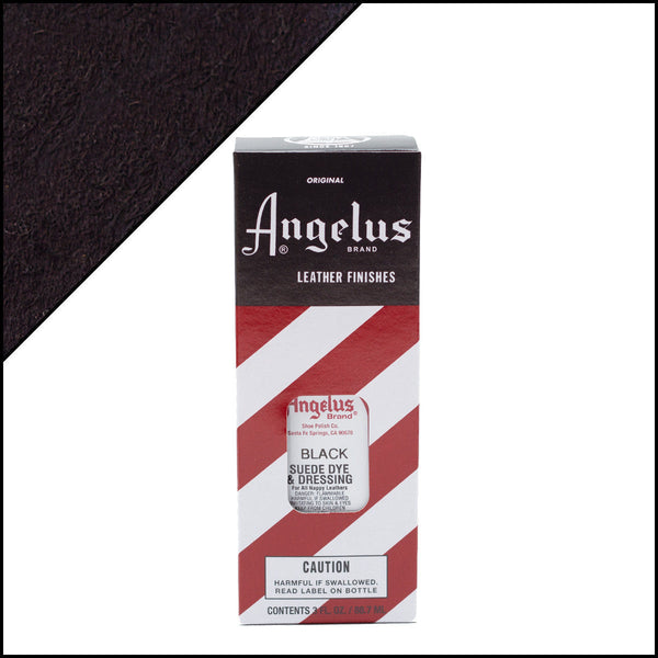 Angelus Suede Dye Black -mokkanahkaväri, 3 oz