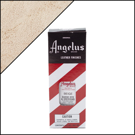 Angelus Suede Dye Beige -mokkanahkaväri, 3 oz