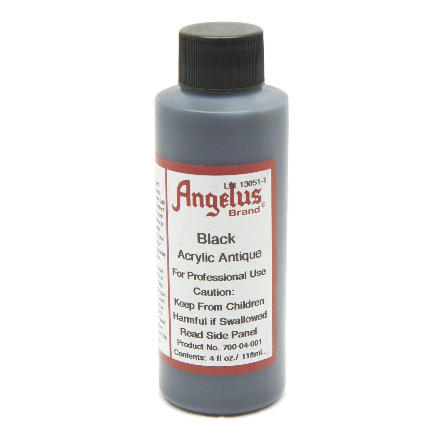 Angelus Acrylic Antique Finish Black -viimeistelyaine, 118 ml