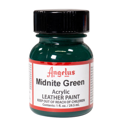 Angelus Leather Paint Midnight Green -nahkamaali