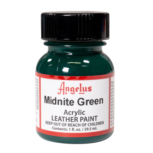 Angelus Leather Paint Midnight Green -nahkamaali
