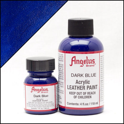 Angelus Leather Paint Dark Blue -nahkamaali