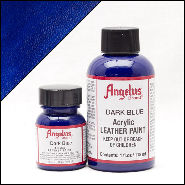 Angelus Leather Paint Dark Blue -nahkamaali