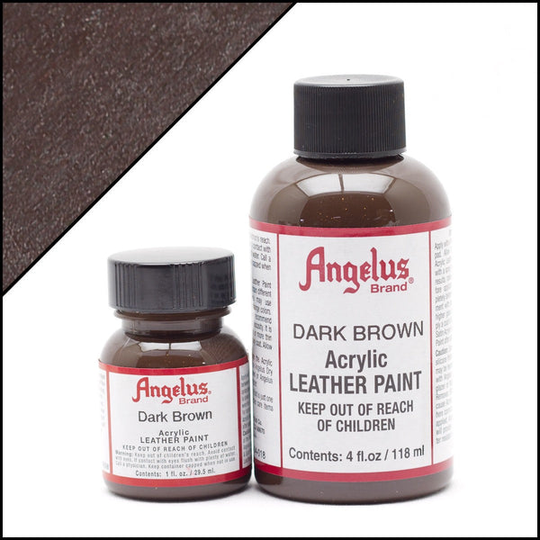 Angelus Leather Paint Dark Brown -nahkamaali