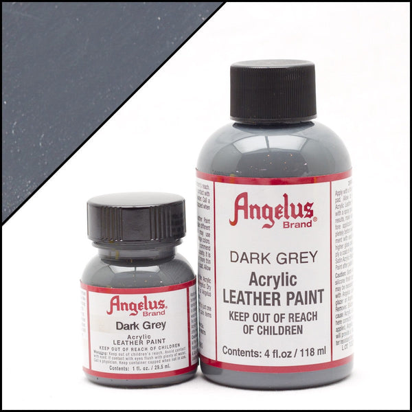 Angelus Leather Paint Dark Grey -nahkamaali