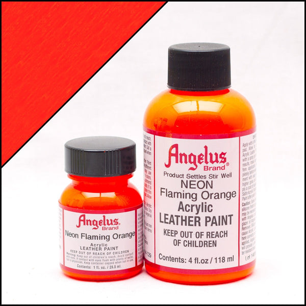 Angelus Leather Paint Flaming Orange -nahkamaali