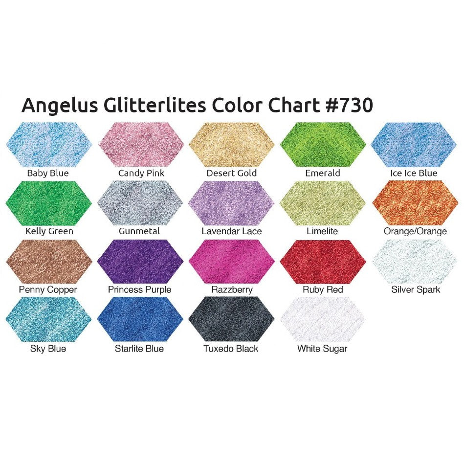 Angelus Glitterlites Ruby Red -glittermaali, 1 oz