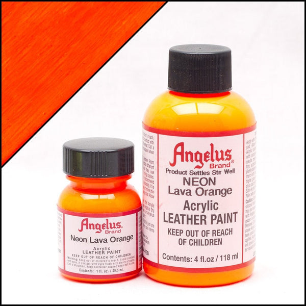 Angelus Leather Paint Lava Orange -nahkamaali