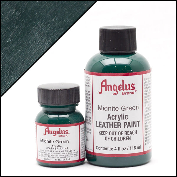 Angelus Leather Paint Midnight Green -nahkamaali