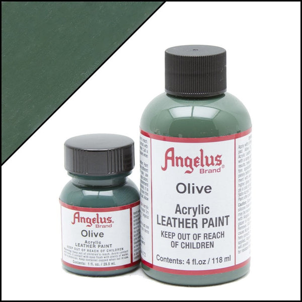 Angelus Leather Paint Olive Green -nahkamaali
