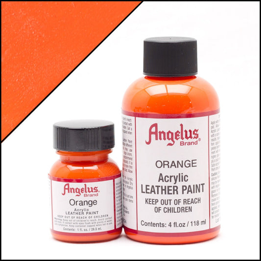 Angelus Leather Paint Orange -nahkamaali