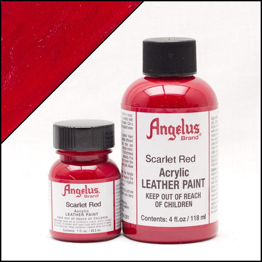 Angelus Leather Paint Scarlet Red -nahkamaali