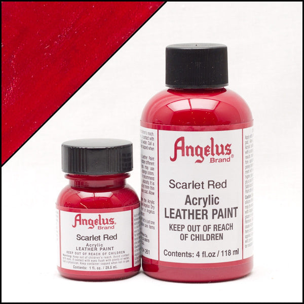 Angelus Leather Paint Scarlet Red -nahkamaali