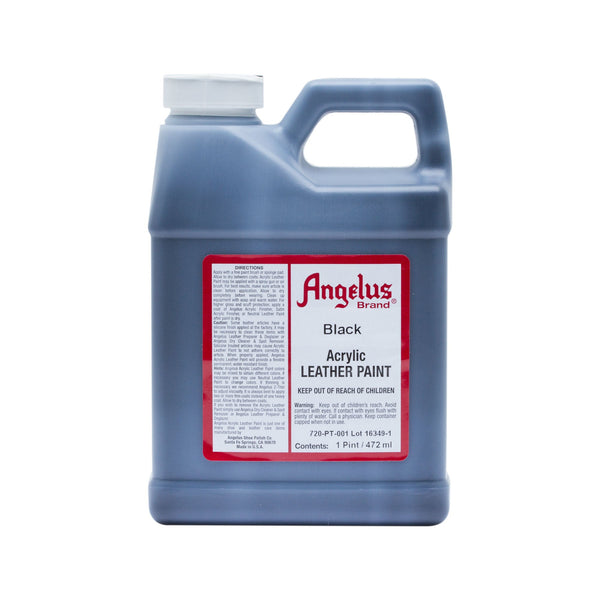 Angelus Leather Paint Black -nahkamaali