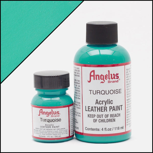Angelus Leather Paint Turquoise -nahkamaali