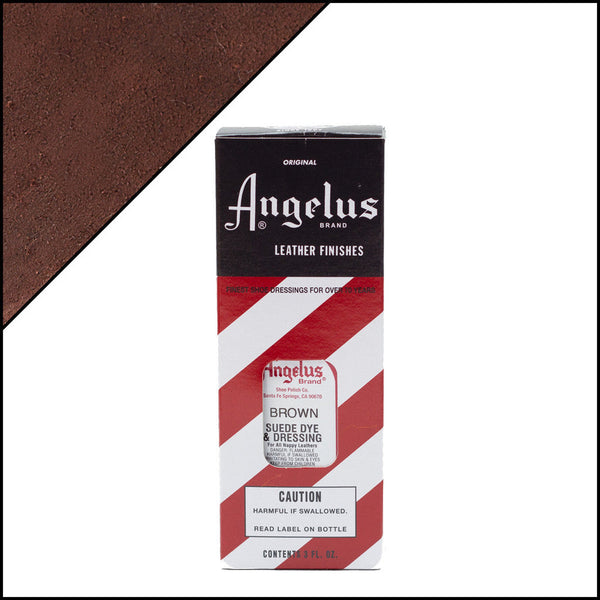 Angelus Suede Dye Brown -mokkanahkaväri, 3 oz