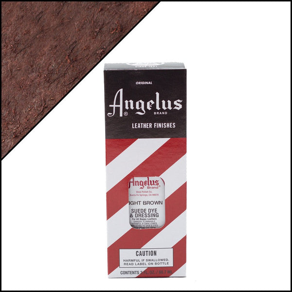 Angelus Suede Dye Light Brown -mokkanahkaväri, 3 oz
