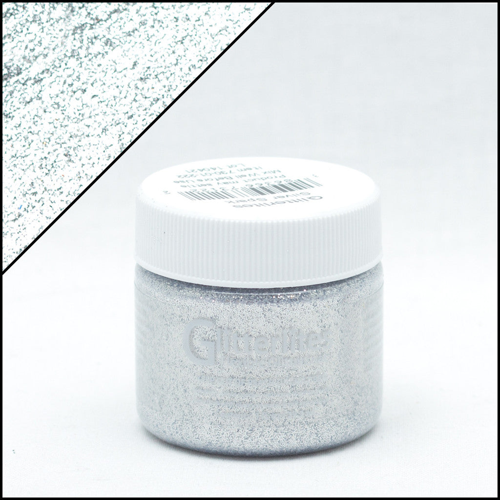 Angelus Glitterlites Silver Spark -glittermaali, 1 oz