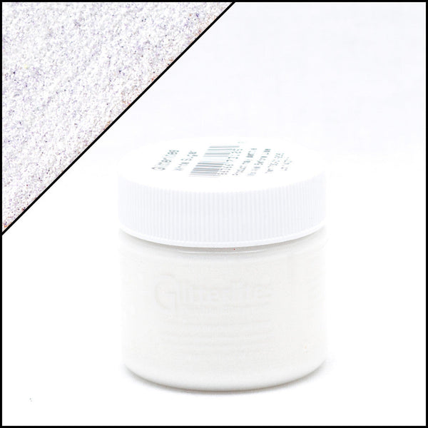 Angelus Glitterlites White Sugar -glittermaali, 1 oz